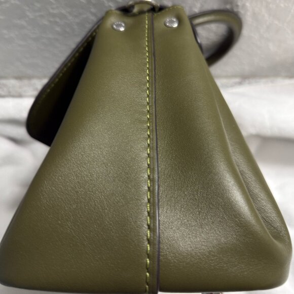 COACH SLOUCHY ROGUE TOP HANDLE BAG OLIVE - VERY RARE - Picture 6 of 16